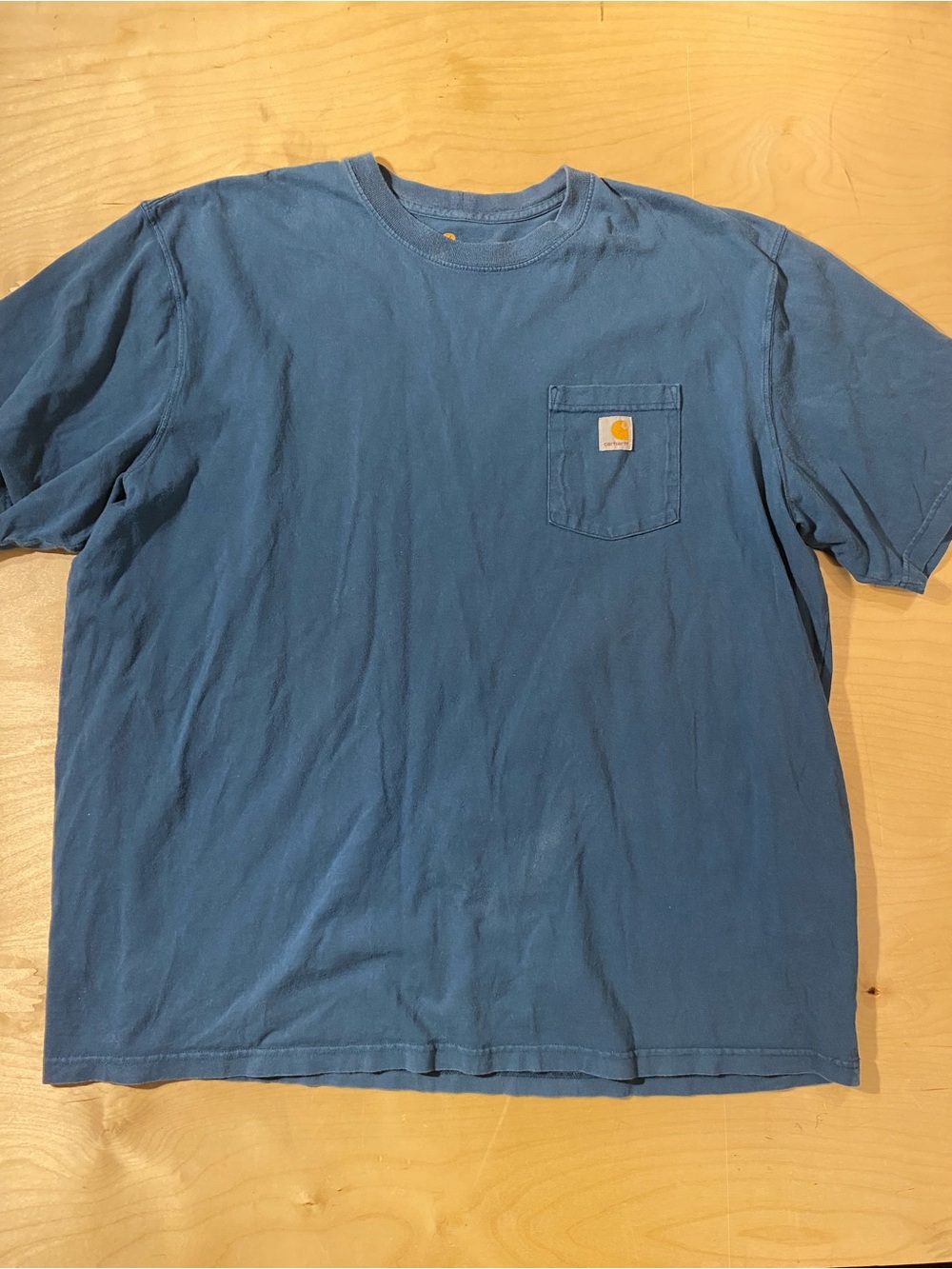 Carhartt Short-Sleeve Pocket Tee in Denim Blue 3XL (U)